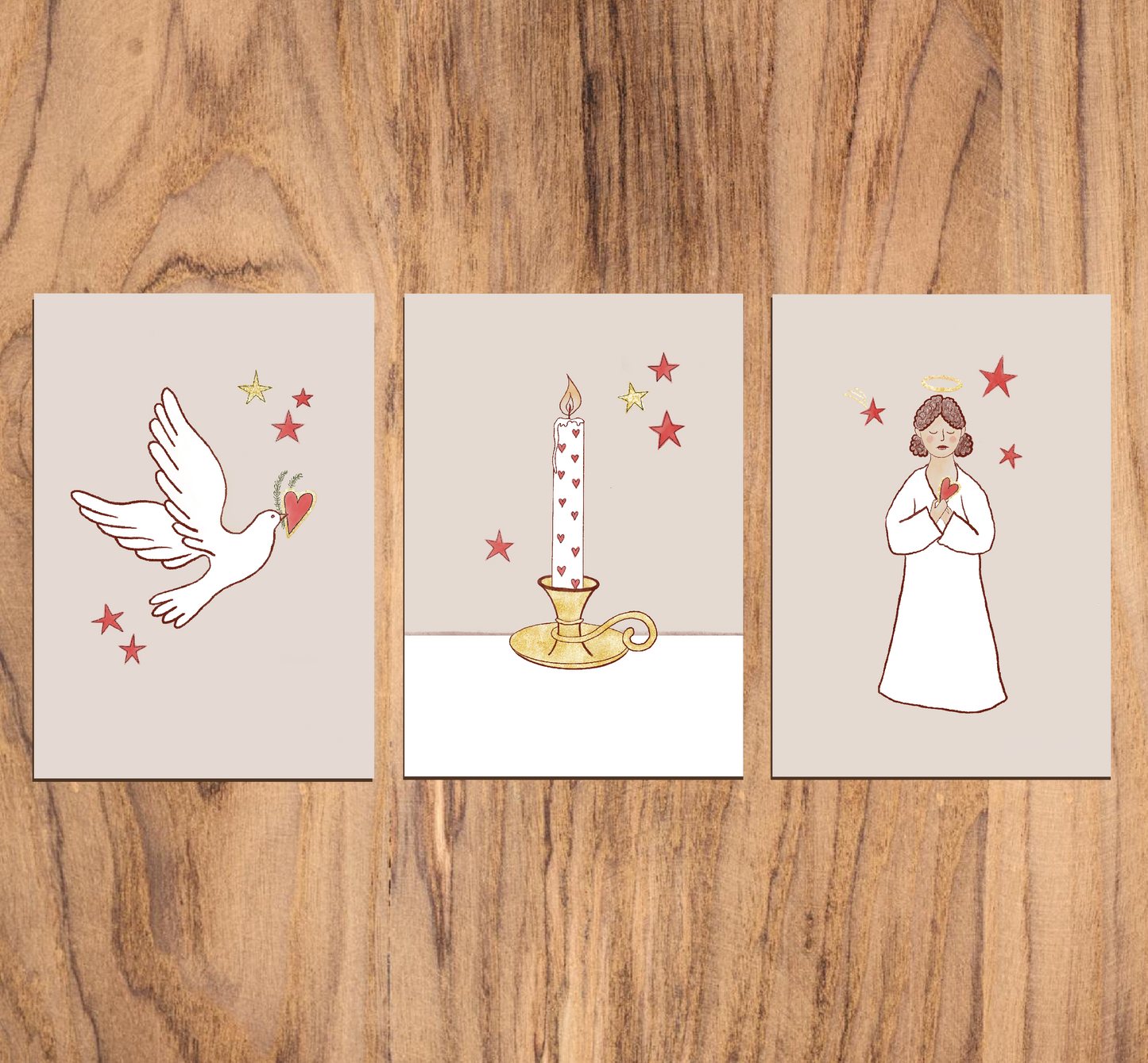 Set of Postcards - Christmas