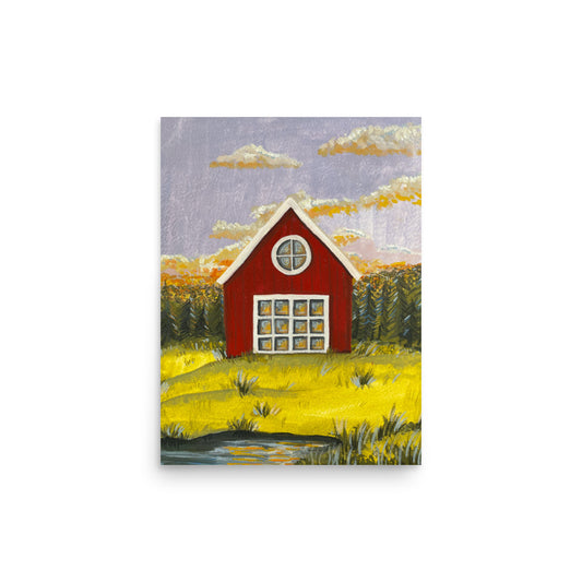 Art Print - Red Cottage